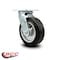 Service Caster 6 Inch Rubber on Aluminum Wheel Swivel Caster with Roller Bearing SCC-30CS620-RAR - alternate 4